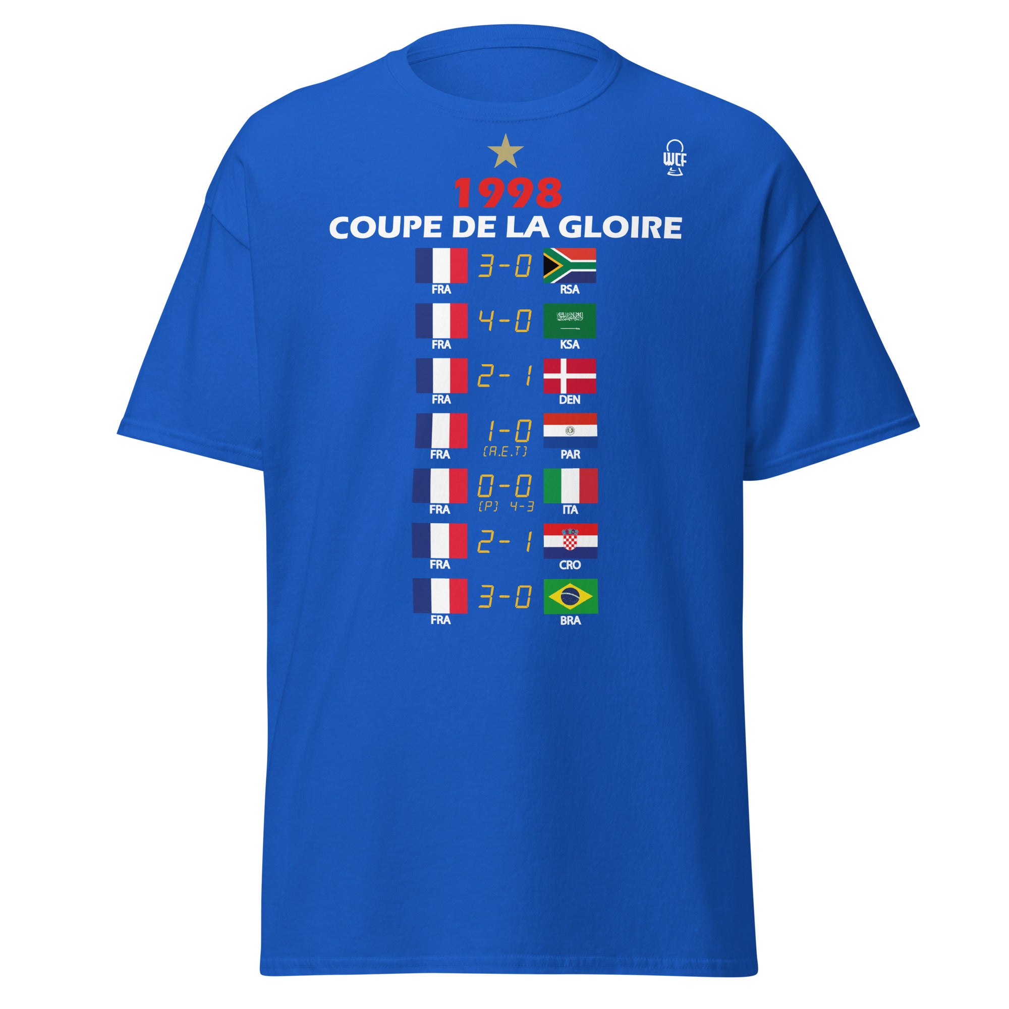 World Cup 1998 Classic T-Shirt - Road to the Glory - FRANCE