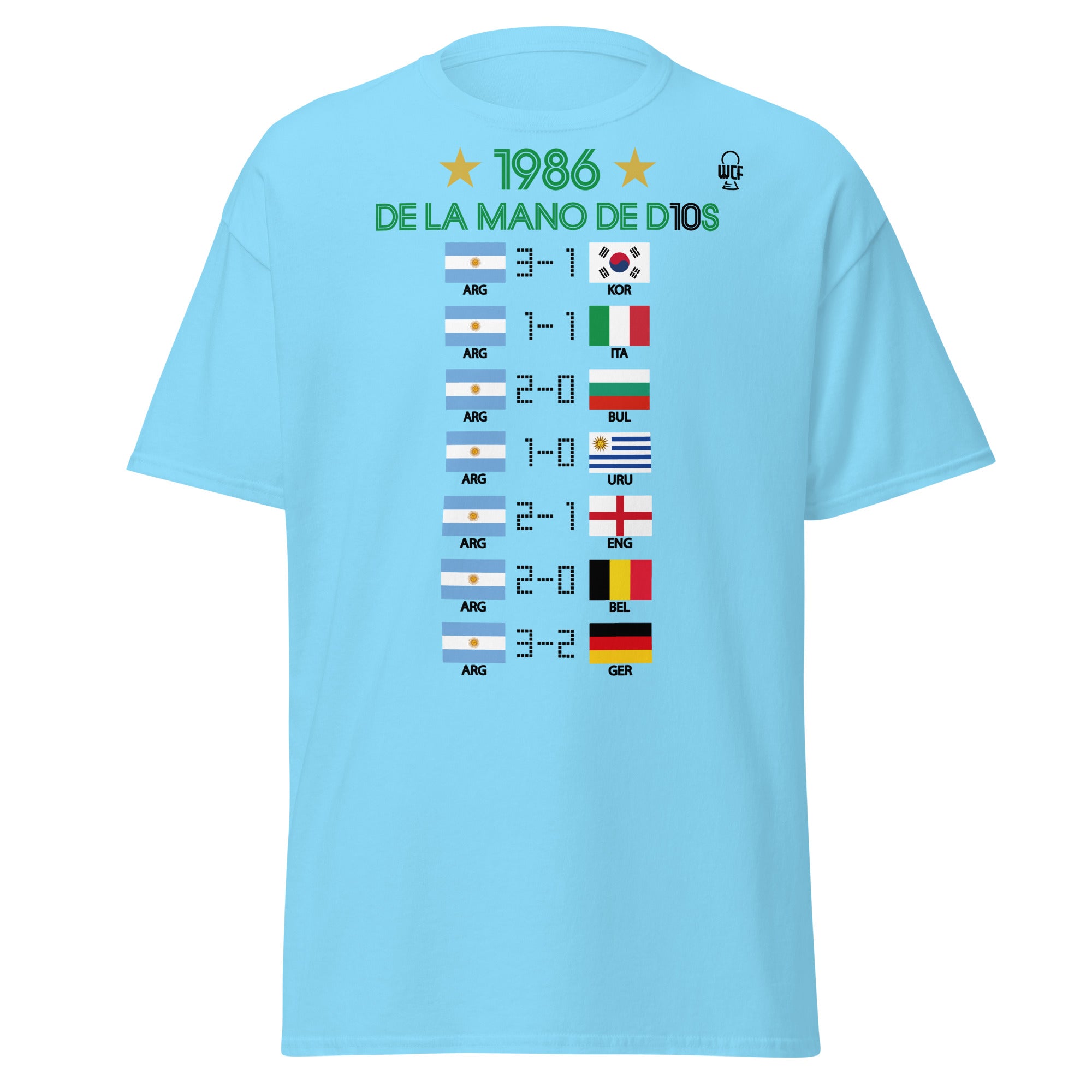 World Cup 1986 Classic T-Shirt - Road to the Glory - ARGENTINA
