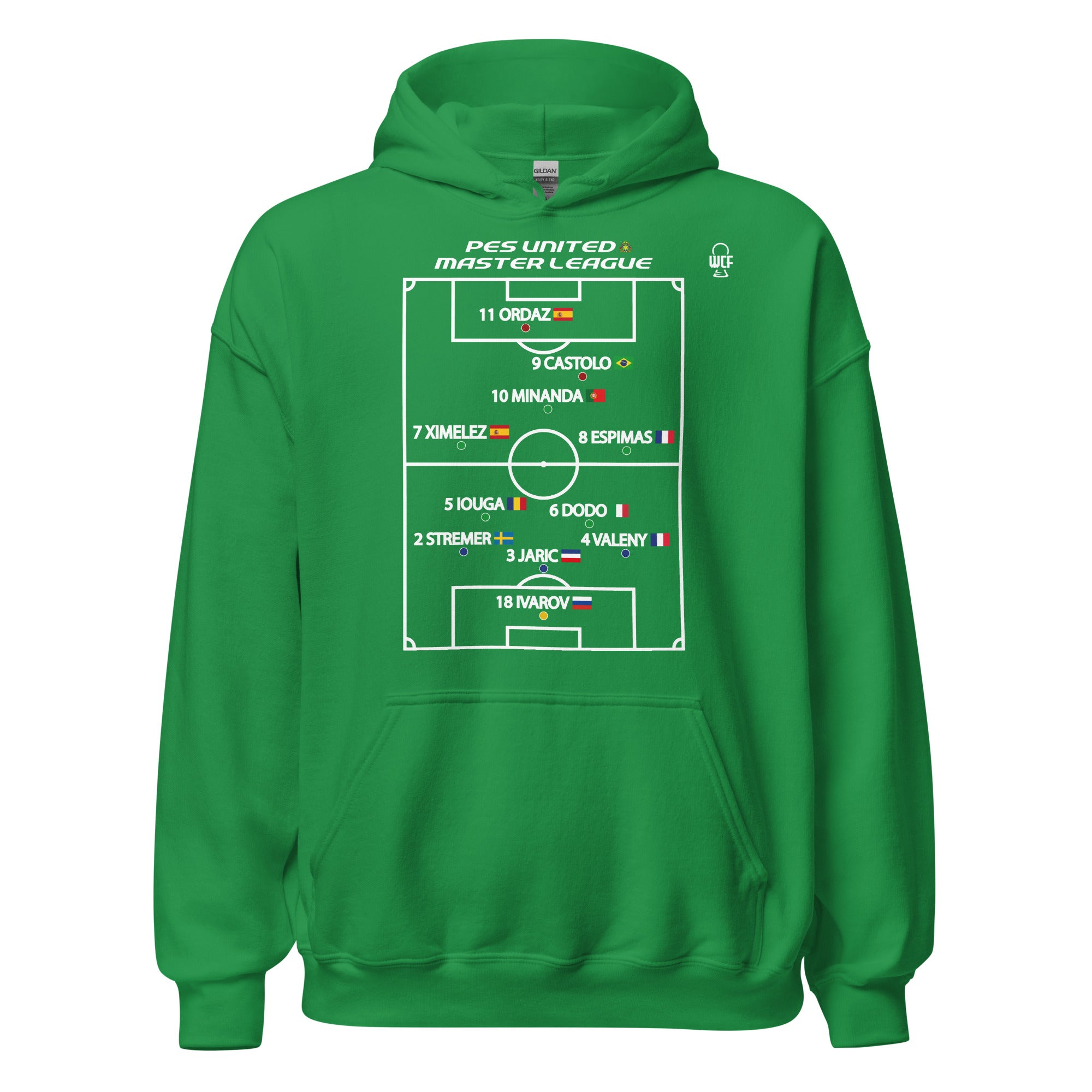 Pro Evolution Soccer Master League Lineup Hoodie - PES United